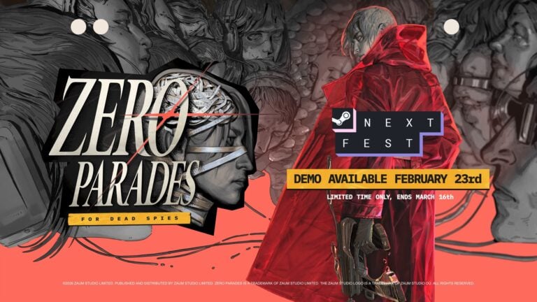 Špionážní RPG ZERO PARADES nabídne hratelné demo během Steam Next Festu