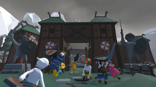 Human Fall Flat dostává vikingskou mapu s Dave the Diver, protože proč ne