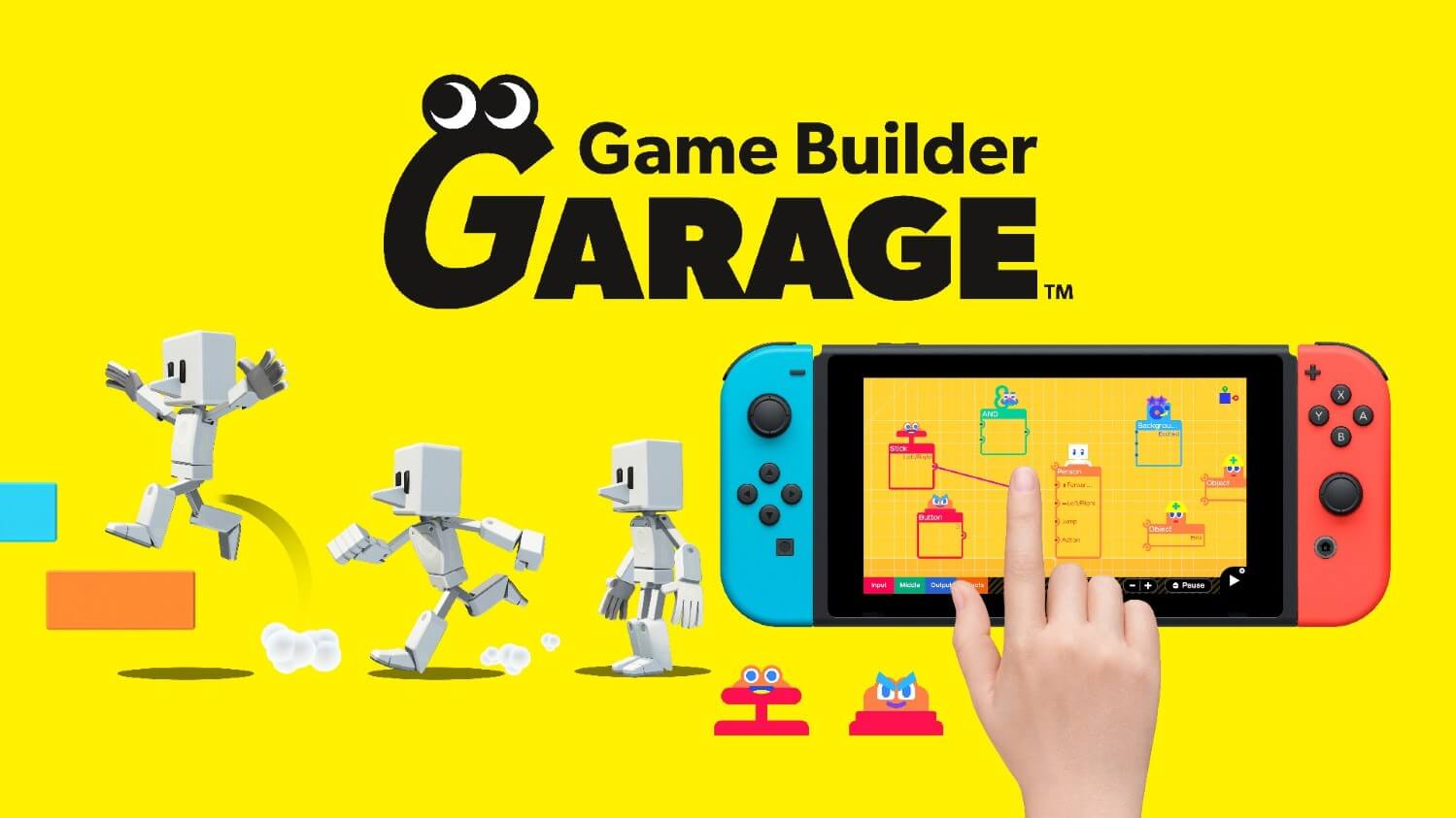 S Game Builder Garage si na konzoli Switch vytvoříš vlastní hru