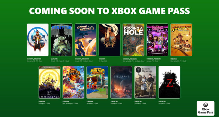 Prosincová nabídka Game Passu odhalena. Do služby míří Indiana Jones, Mortal Kombat 1 i Routine