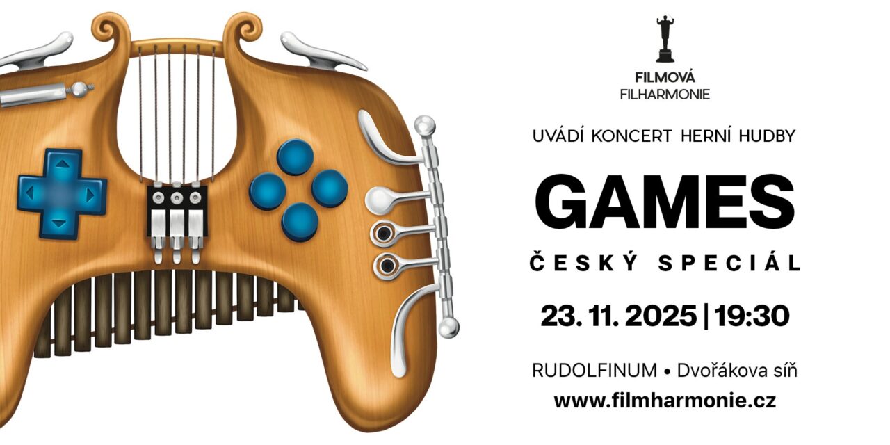 V neděli 23. listopadu 2025 zazní česká herní hudba na podiu Rudolfina s Filmovou filharmonií